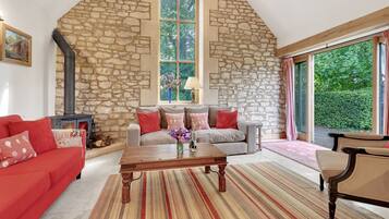 Télévision, cheminée