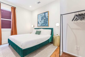 5 bedrooms, iron/ironing board, travel cot, WiFi