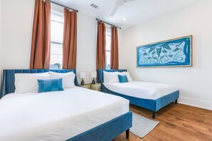 5 bedrooms, iron/ironing board, travel crib, WiFi
