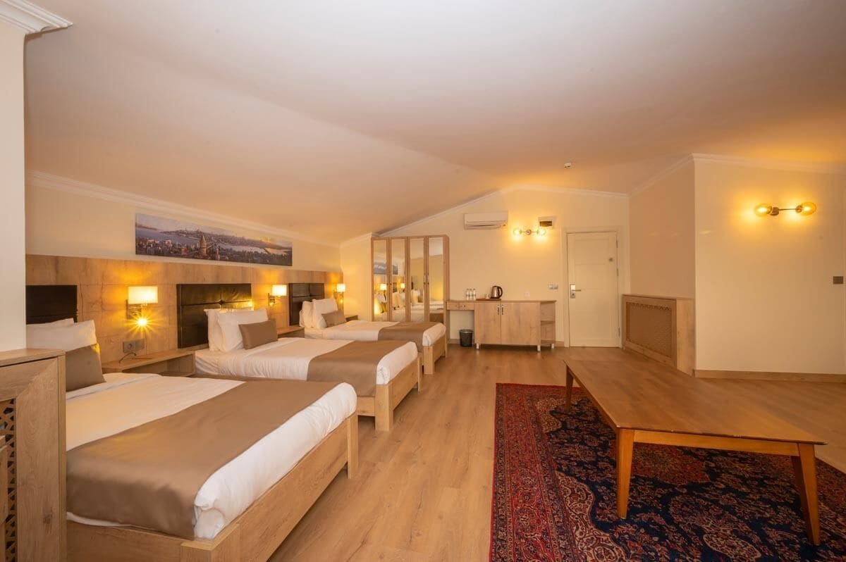 family studio, multiple beds, sea view | 1 bedroom, premium bedding, minibar, individually decorated