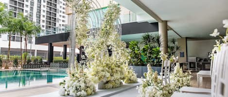 Área de bodas al aire libre
