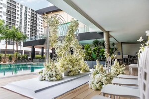 Área de bodas al aire libre