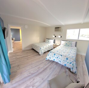 1 bedroom, iron/ironing board, bed sheets