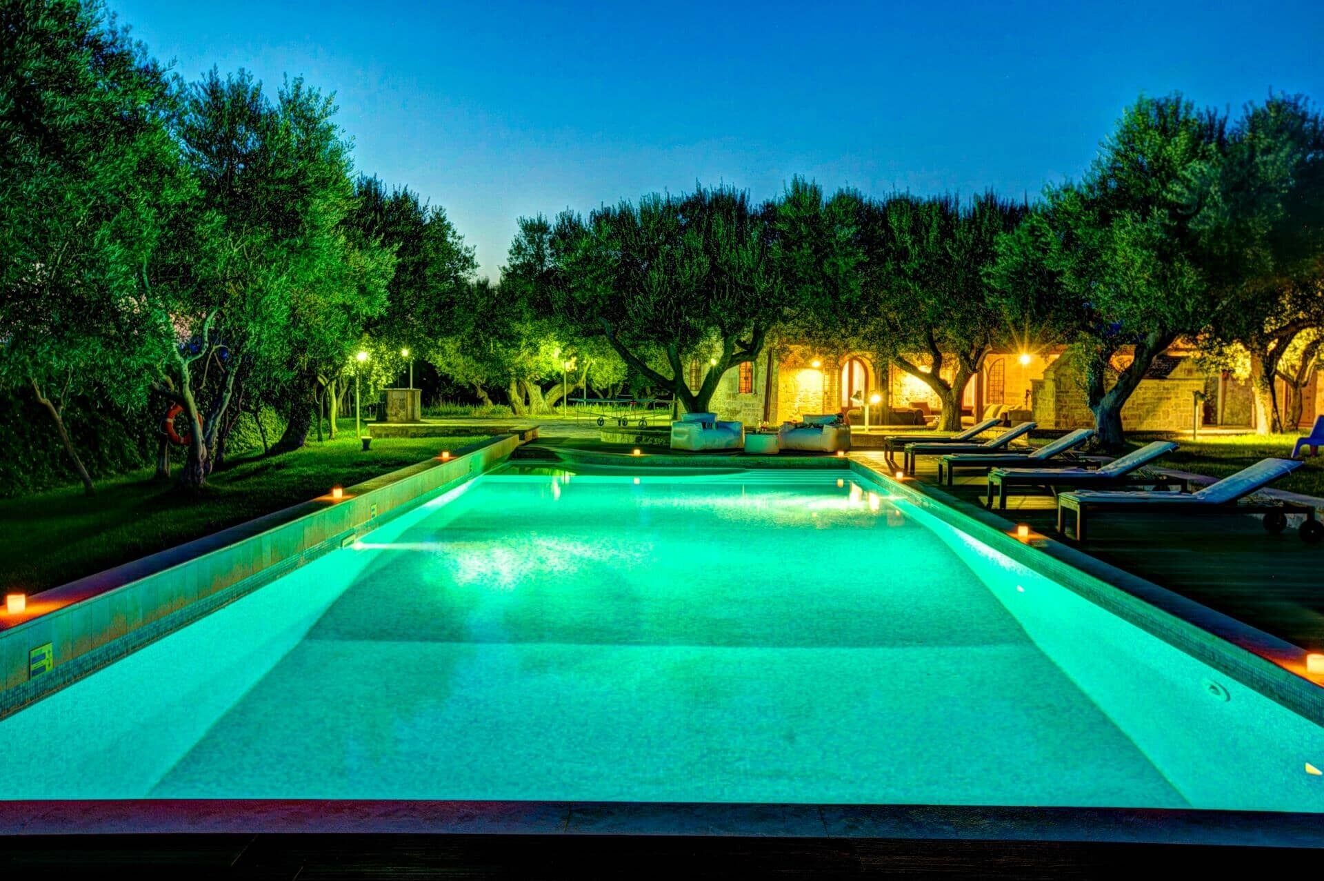 Una piscina climatizada