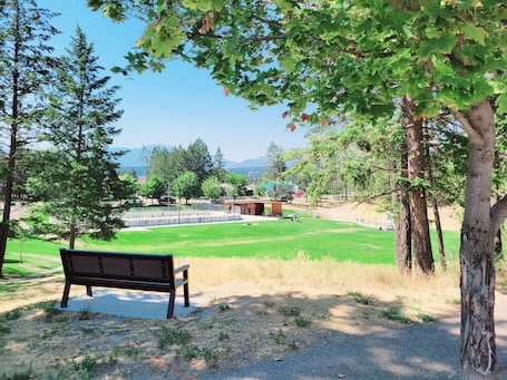 Children's play area - outdoor. Mountain Springs Motel