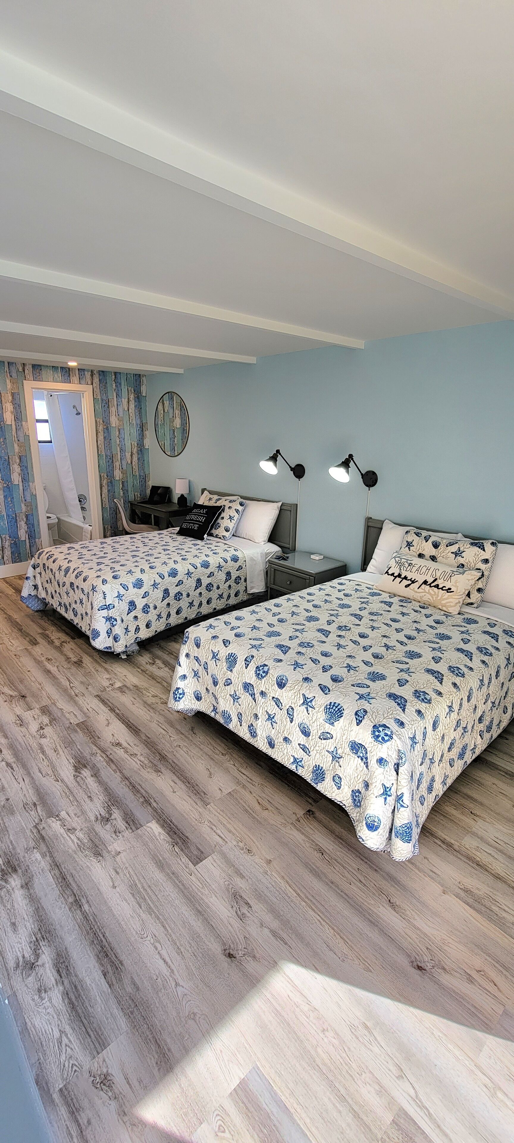 1 chambre, fer et planche à repasser, literie fournie