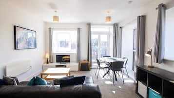 Apartemen, kamar mandi pribadi, pemandangan kota (No 45) | Lounge