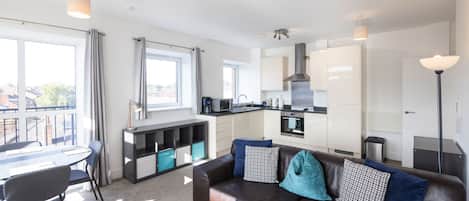 Apartemen, kamar mandi pribadi, pemandangan kota (No 45) | Lounge