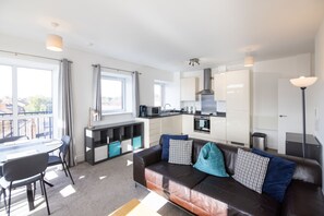 Leilighet, privat bad, byutsikt (No 45) | Lounge