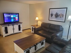 Smart TV, video games, DVD player, books