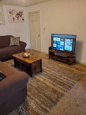 Smart TV, video games, DVD player, books