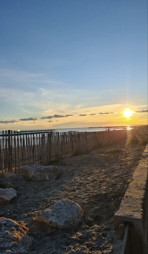 On the beach