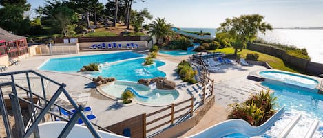 Piscine couverte, piscine extérieure