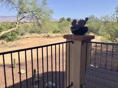 Privacy and views, with Saguaro National Park -East at the end of the street