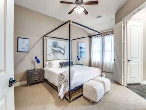 4 chambres, fer et planche à repasser