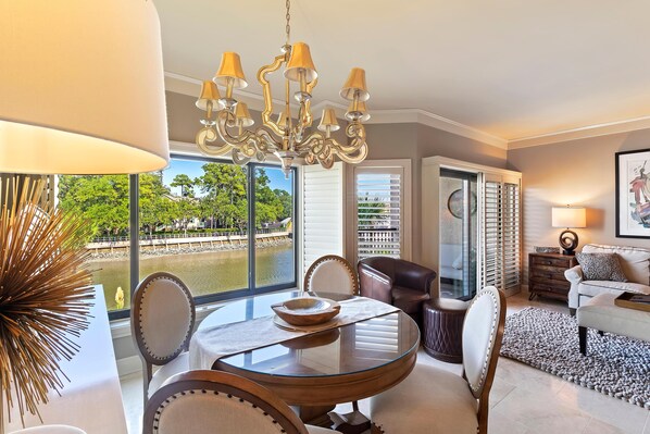 Condo, 1 King Bed, Private Pool | Dining room - The Pearl at Shelter Cove (Hilton Head Island)