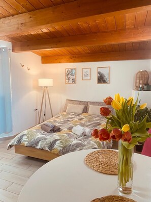 1 chambre, fer et planche à repasser, Wi-Fi, draps fournis