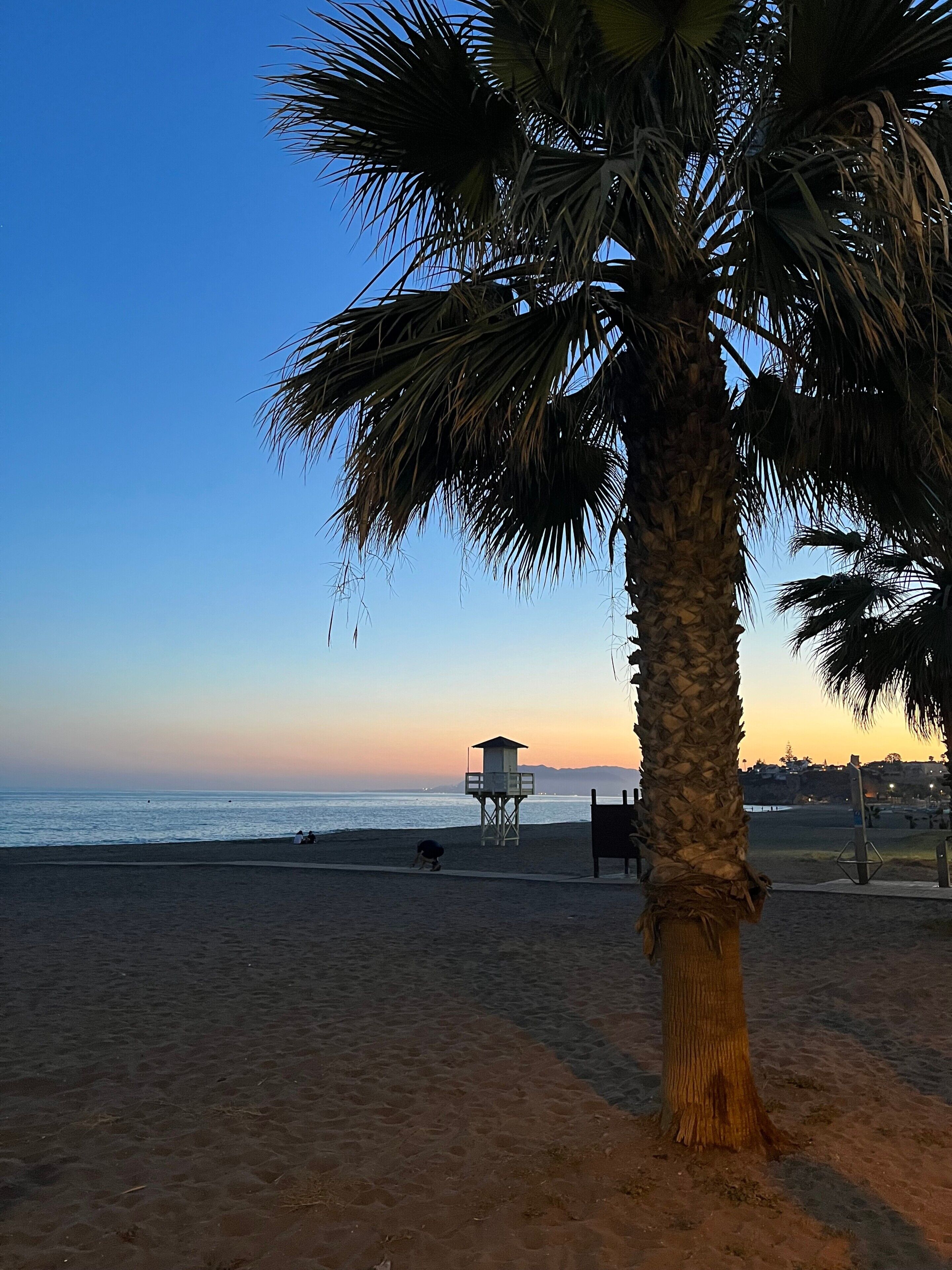 Vlak bij het strand