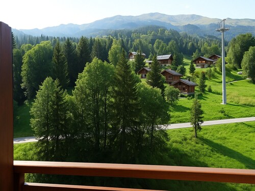2-room apartment in Méribel, 4 ppl, near slopes, balcony, TV