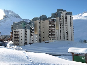 Exterior - Beautiful renovated 2-room, balcony, near slopes, 4 pers (Tignes)