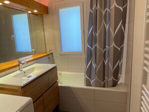 Hair dryer, towels