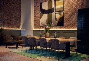 Sala de estar en el lobby