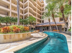 屋外プール、温水プール