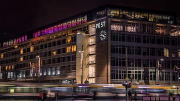 Vue depuis lâhĂ©bergement