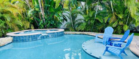 Außenpool, beheizter Pool