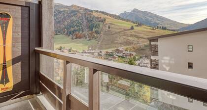 Sunny studio with balcony