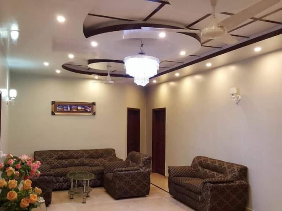 Sitteområde i lobbyen