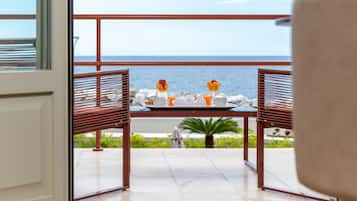 Habitación doble Premier, 1 habitación, Terraza, vista al mar | Vista desde la habitación