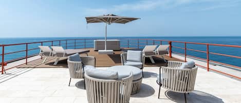 Suite Presidenziale con terrazzo e Jacuzzi, vista Portofino | Vista desde la habitación