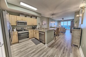 Private kitchen - Luxury Beachfront Condo.  Spacious Balcony! Gorgeous Ocean Views!  Includes beach service! (Panama City Beach)
