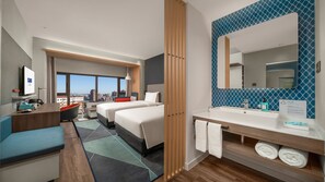 标准房, 2 张单人床 | 高档床上用品、客房内保险箱、特色装修、特色家居