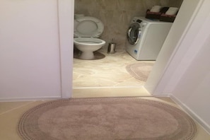 Combined shower/tub