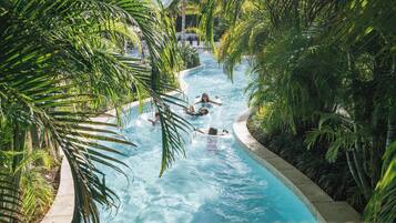 4 outdoor pools, cabanas (surcharge), pool umbrellas