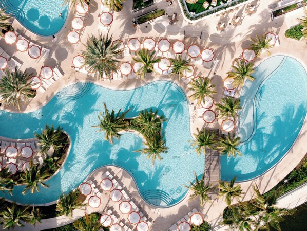 4 outdoor pools, cabanas (surcharge), pool umbrellas - Yacht Club at The Boca Raton (Adults-only) (Boca Raton)