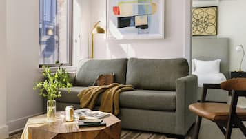40-inch flat-screen TV with digital channels, TV