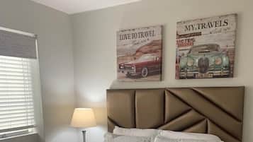 2 bedrooms, desk, iron/ironing board, free WiFi