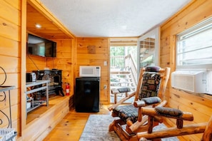 TV connectée, cheminée