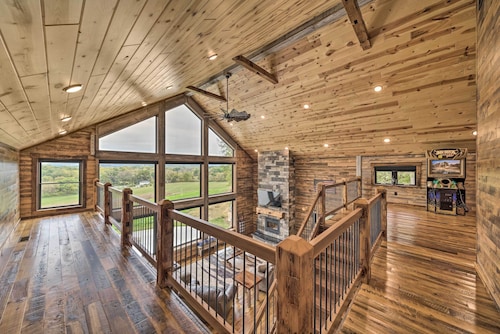 Galena Cabin w/ Wraparound Porch & Game Room!