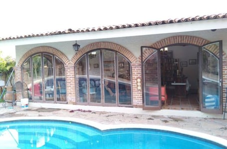 Outdoor pool, a heated pool. Cozy quite Casita in Vista Del Lago near Chapala Country Club
