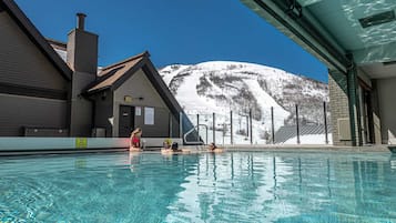 Indoor pool, a heated pool