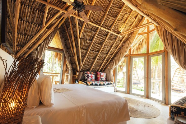 Hypo-allergenic bedding, minibar, in-room safe, individually decorated - Éteka Slow Beach Hotel - Adults only (Cartagena)