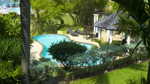 Outdoor pool - Penthouse villa on the beach, chef services available- extra cost. (Ocho Rios)