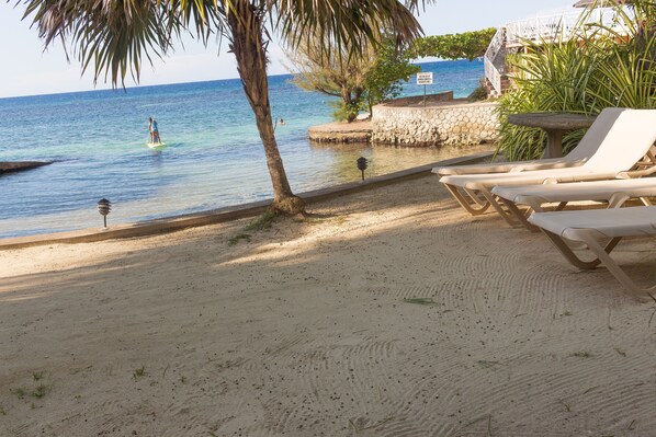 Property grounds - Penthouse villa on the beach, chef services available- extra cost. (Ocho Rios)