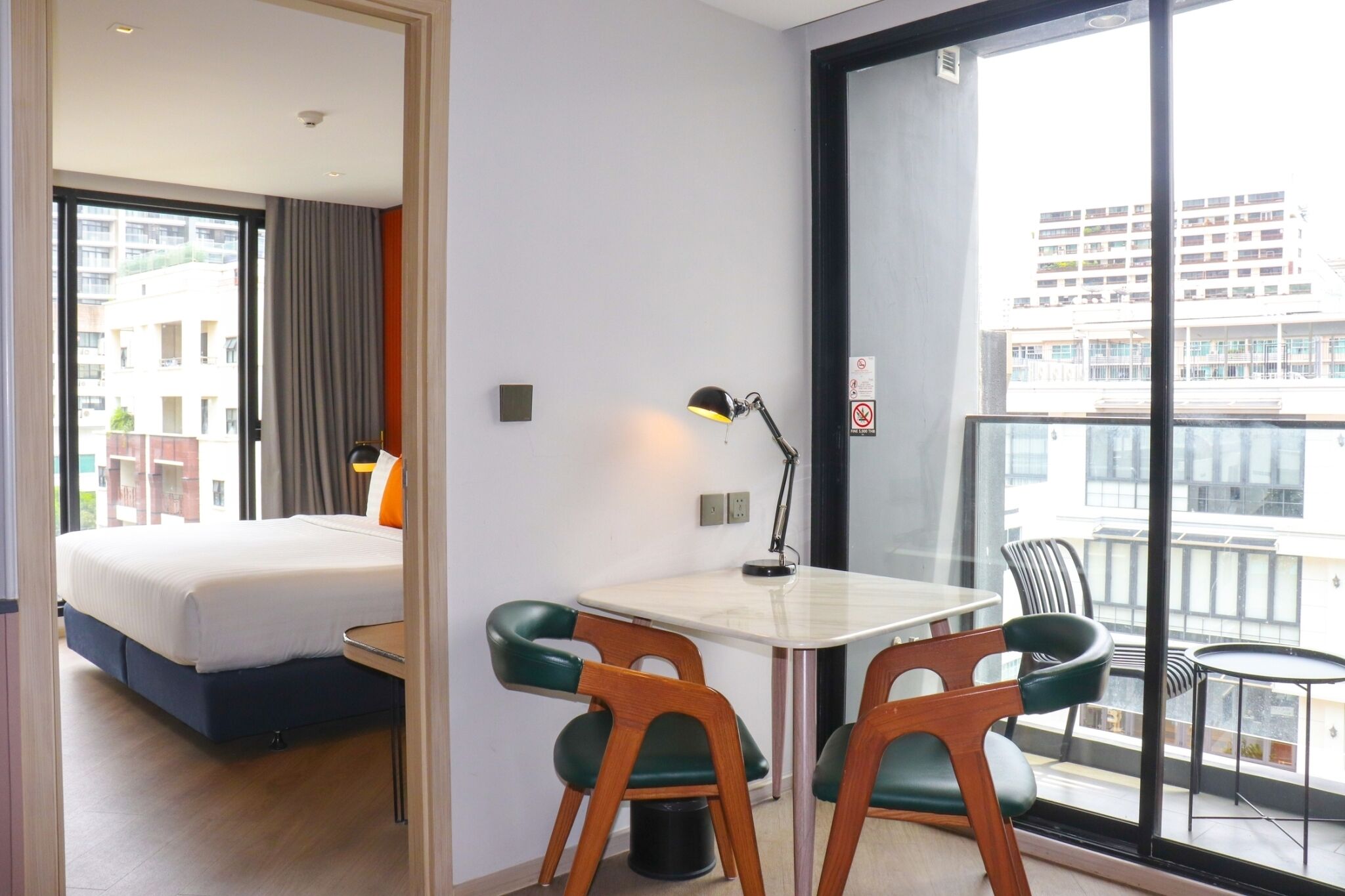 Vue depuis le balcon