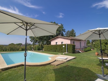 L'Eau, Ciel, BĂątiment, Plante, Nuage, Piscine, Arbre, Ombre, Maison, Mobilier De Jardin