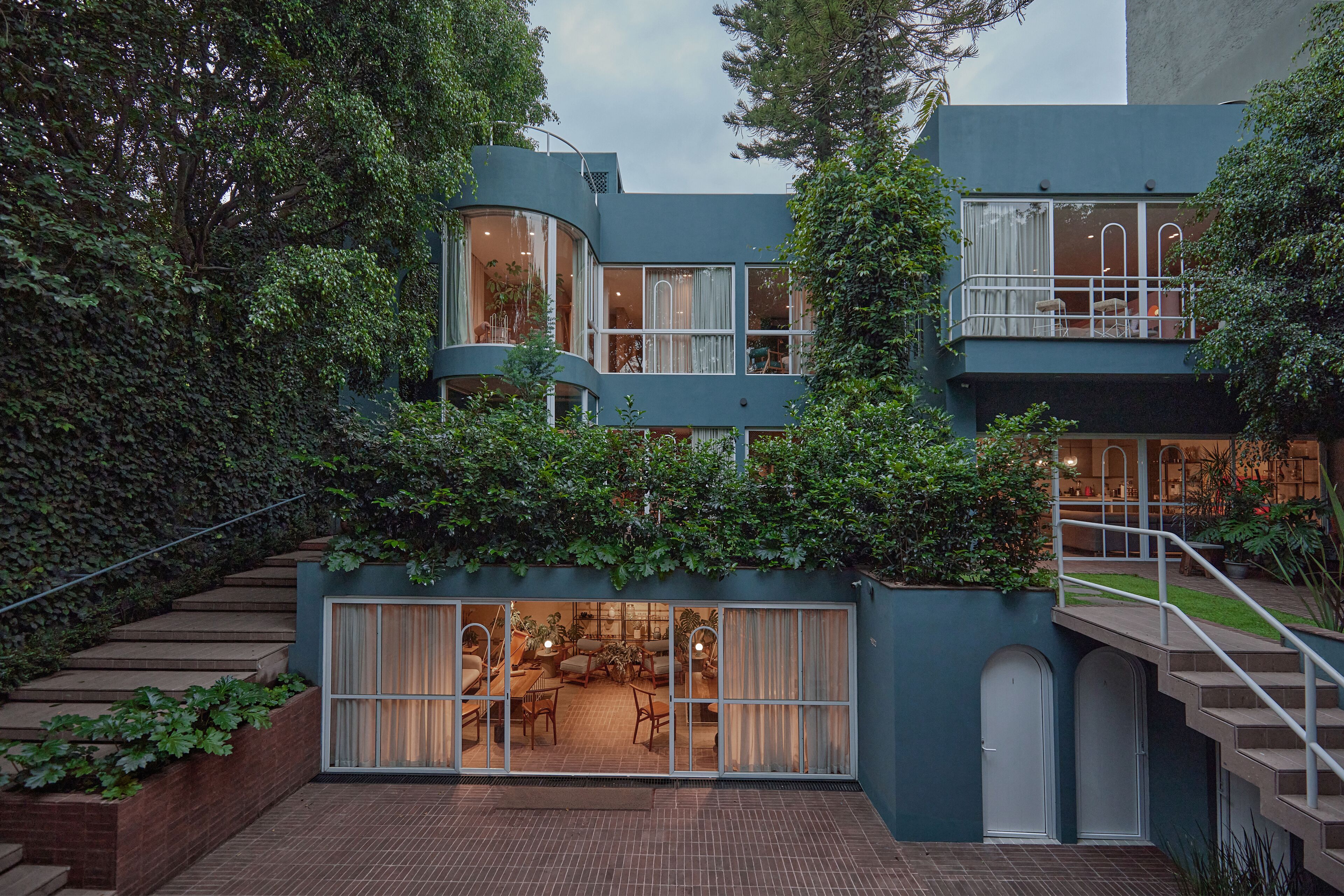 Fachada de la propiedad